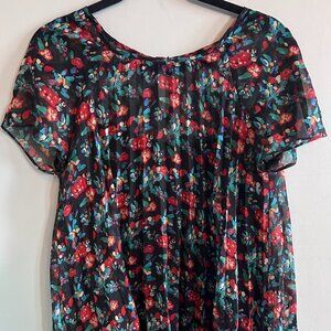 Anthropologie Eva Franco floral blouse